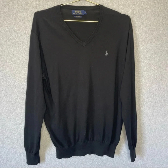 BUNDLE POLO RL/Ralph Lauren Short/Long Sleeve Button Down & Pima Cotton Sweater - Picture 12 of 15